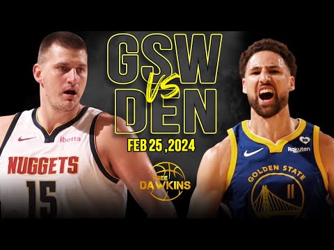 Golden State Warriors vs Denver Nuggets Full Game Highlights | Feb 24, 2024 | FreeDawkins