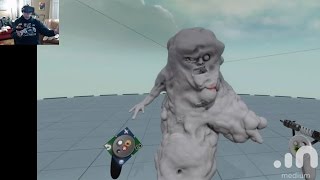Sculpting in Oculus Rift POV with Oculus Medium!