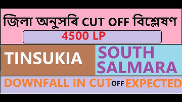 4500 LP-CUT OFF DISTRICT WISE ANALYSIS
