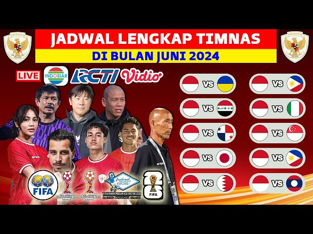 FULL TIMNAS! Agenda Timnas Indonesia Bulan Juni - Jadwal Lengkap Timnas Indonesia di Tahun 2024 class=