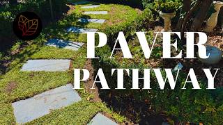How to Lay Bluestone Stepping Stones | An Easy Way to Build a Modern Garden Path