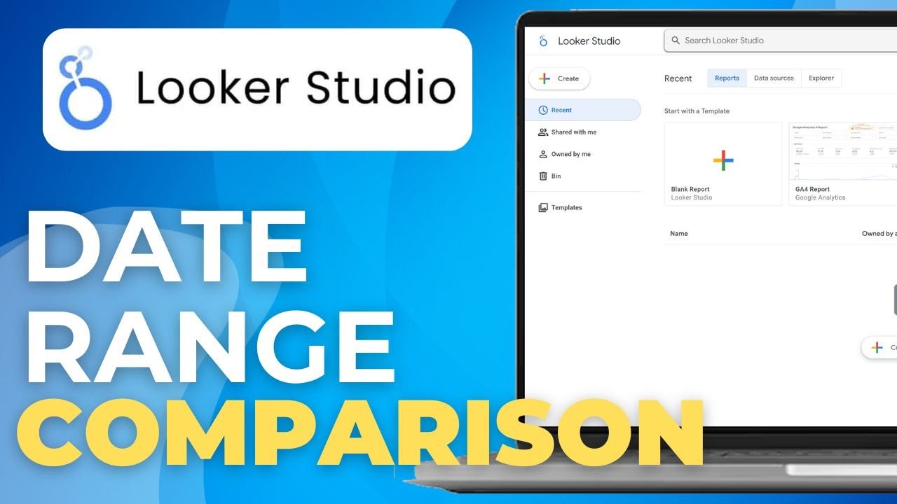 How To Add Date Range Comparison Indicators In Looker Studio - YouTube