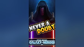 NEVER doubt Darth Revan.  #swgoh