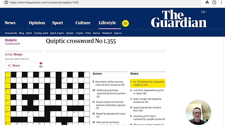 Guardian Quiptic Crossword (No. 1,355)