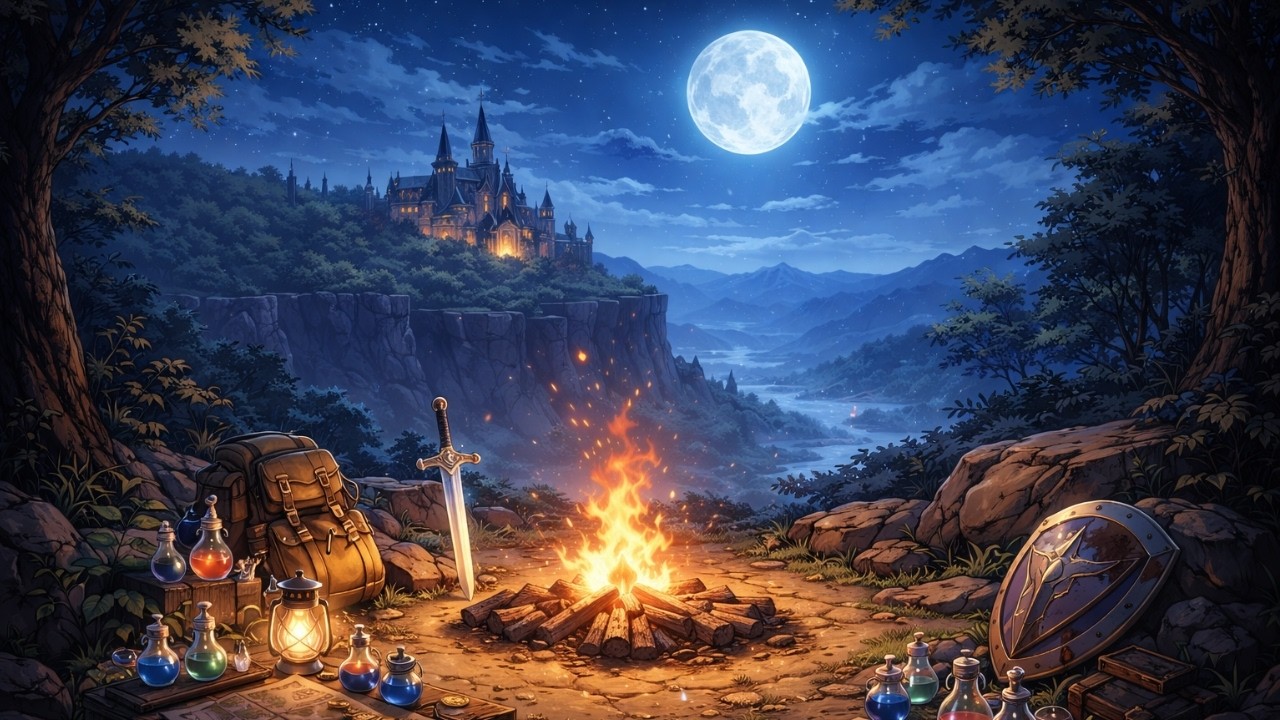 金曜ボス前夜｜決戦前の静かな準備時間 🎮 8bit作業用BGM｜The Night Before the Final Boss | Retro 8-bit Work & Study Music