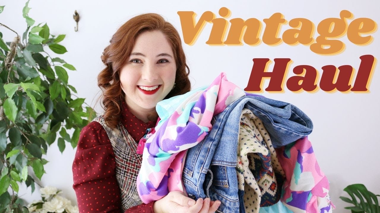 Vintage Clothing Haul + Booth Tour Thrift Haul for Vintage Goodwill