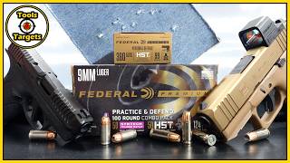 9MM VS .380!...Federal HST Self-Defense AMMO Ballistic Gel Test!
