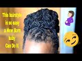 Step by step Simple dreadlock hairstyle tutorial for men and women