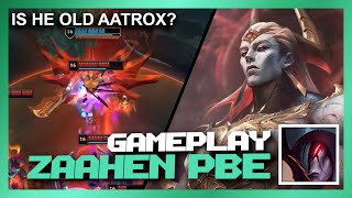 Pbe Zaahen Gameplay Montage Why Does He Look Like Old Aatrox?