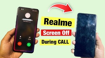 Realme Calling Time Screen Off Problem | Screen Off During Calling In Realme