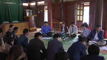 Kiểm tra, thẩm định thôn Giàng Vìn xã Trí Nang đạt chuẩn nông thôn mới năm 2019.