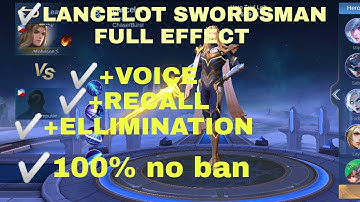 Lancelot Swordsman Skin Script Full Effect No Password With Backup File