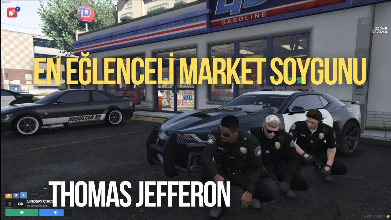THOMAS JEFFERSON EN EĞLENCELİ MARKET SOYGUNU | ROLEPLAY KESİT