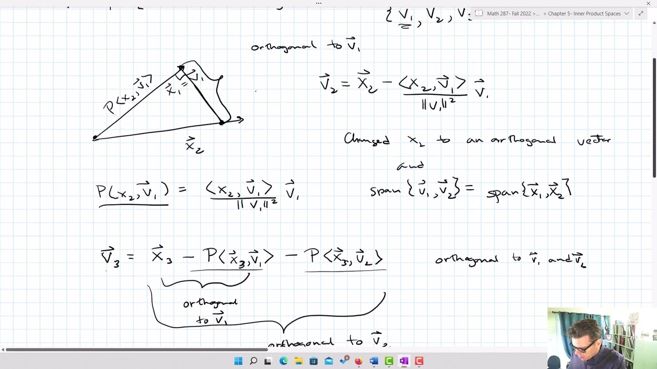The Gram Schmidt Process