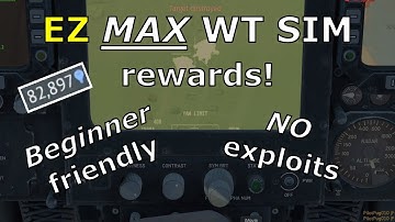 How to get MAX rewards EVERY match playing War Thunder Simulator mode
