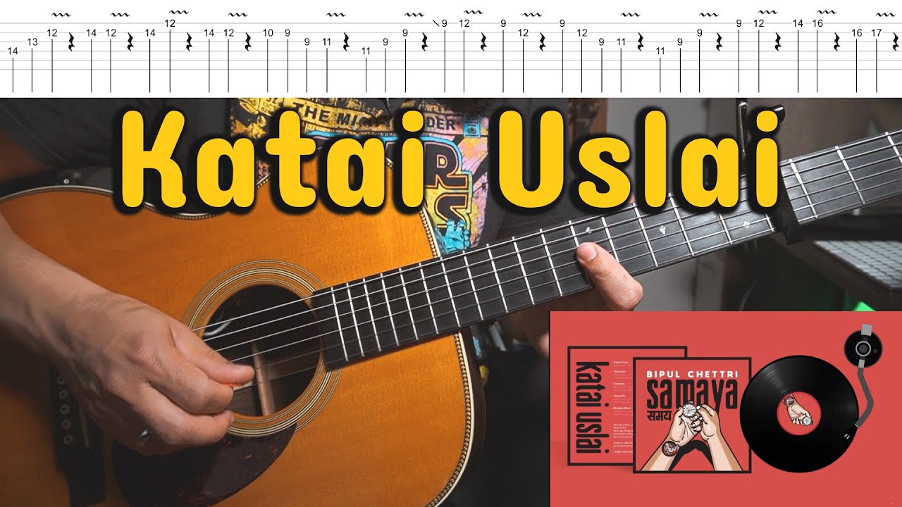 housewife stack Far away Katai Uslai | Bipul Chettri | Guitar lesson with tabs | Lyrics + Chords -  YouTube
