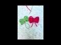 How to crochet tiny bow 🎀 ✨(Tutorial)✨