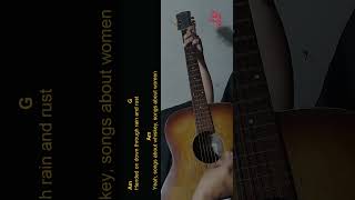 Jason Aldean and Luke Bryan - Songs About Us Easy Guitar Chord & Lyrics (cover) #shorts