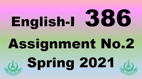 AIOU Code 386 Solved Assignment No.2 Spring 2021