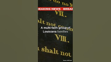 Judge Blocks Louisiana Law Requiring Ten Commandments in Classrooms