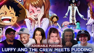 Luffy And The Crew Meets Pudding ! Reaction Mashup