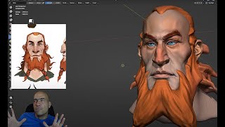 Viking face and Artstation reviews in less than 2 hours