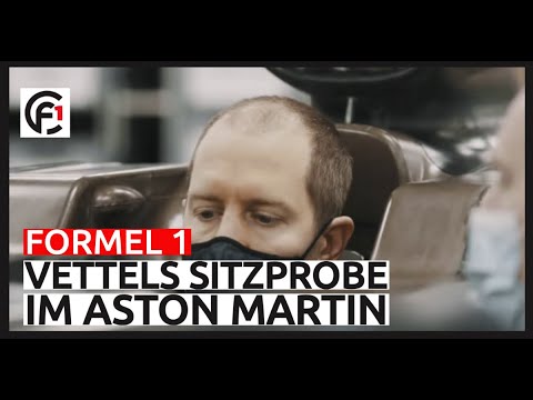 Vettels erster Werksbesuch bei Aston Martin - mit Halbglatze!