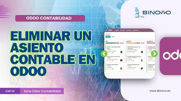 ODOO Contabilidad | Tutorial 23 📌 Cómo eliminar un asiento contable en Odoo