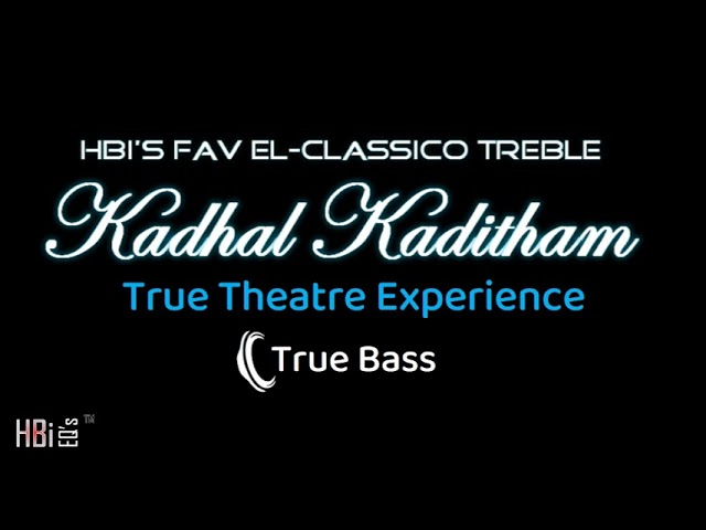 Kadhal Kaditham Bass Boosted | An AR Rahman Song | HBi Tamil love songs #arrahmansongs #arrahman class=