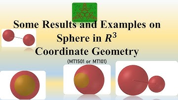 Examples on Sphere -II | Coordinate Geometry | BSc Mathematics