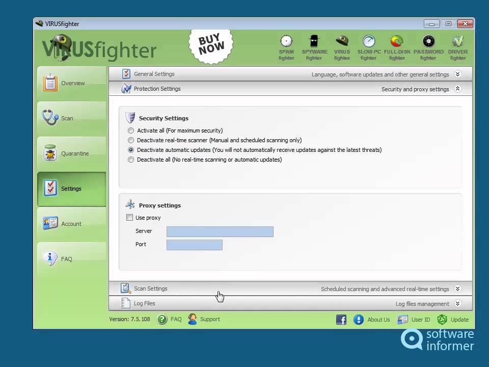VIRUSfighter quick demo