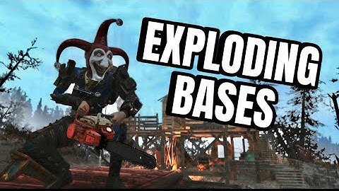 GRIEFING Players bases with Explosives (fallout 76 pvp)