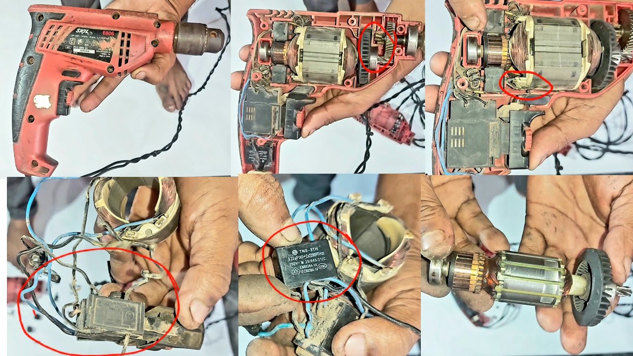 Skil 6806 10mm Drill Machine Repair , Switch Repair , Drill Machine