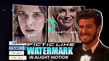 @Fictic_Editz Like Watermark Tutorial On Alight Motion (+Preset)