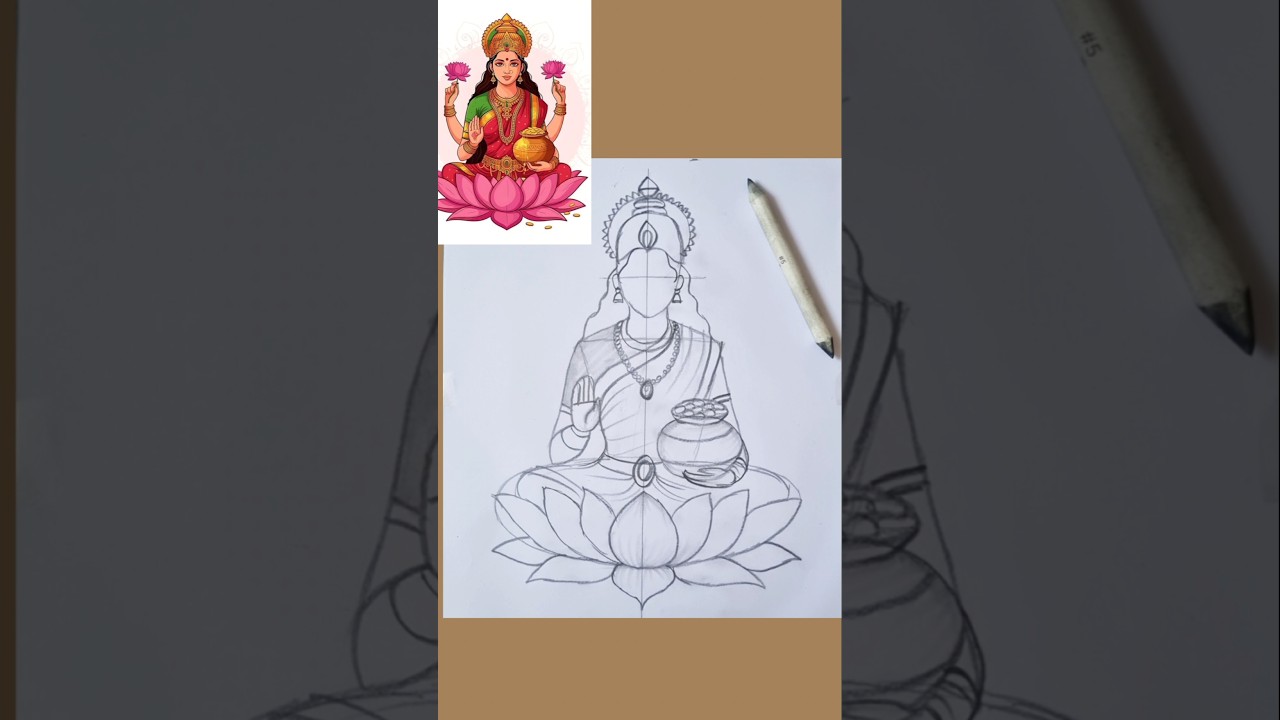 Laxmiji Dhanteras drawing