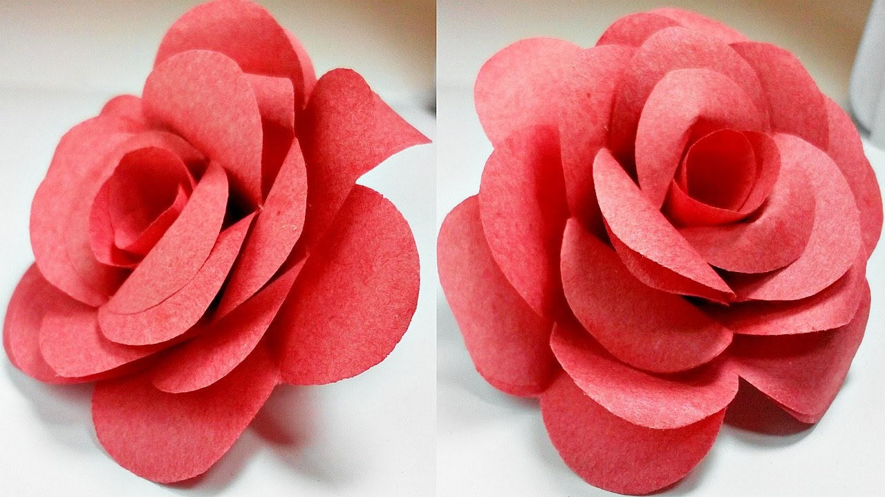 How To Make Flower With Chart Paper