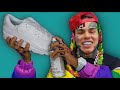 Surprising 6ix9ine with Custom Shoes! -kinda