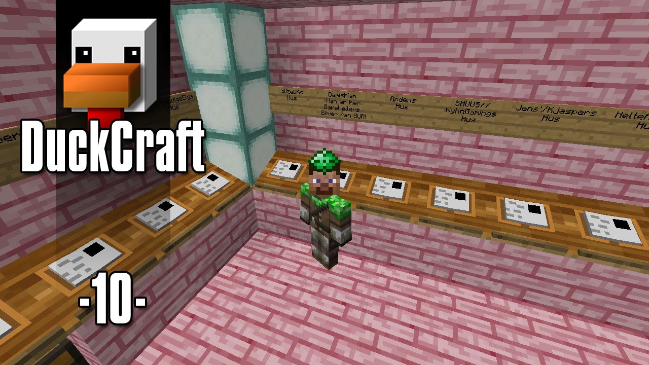 Dansk Minecraft - Duckcraft #10 - Server tour (HD) - YouTube