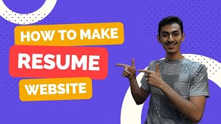 Build Your Own Resume Website in No Time - A Step-by-Step Guide screenshot 1
