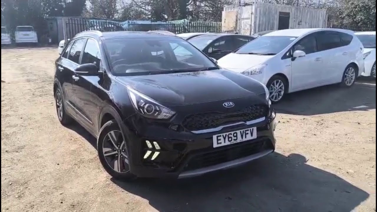 Kia Niro 2 1.6 Hybrid 2019 GDi GDF - Black EV SUV Interior and Exterior ...