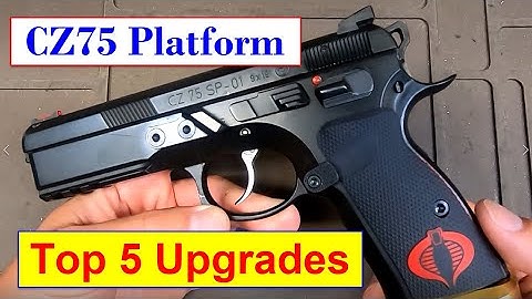 CZ75 Platform (SP01, P01, PCR) - Top 5 Upgrades #competition #upgrade #diy #cz #grandmaster