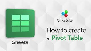 How to create a Pivot table with OfficeSuite Sheets screenshot 5