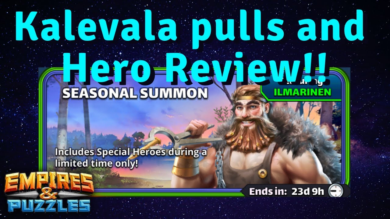 NEW Kalevala SUMMONS and HERO REVIEW!! Empires and Puzzles YouTube