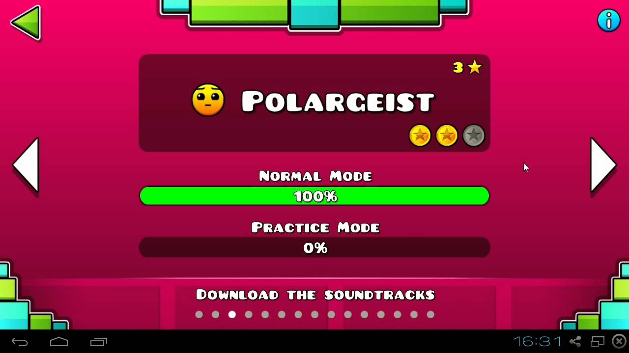 Geometry Dash 1 6 Level Completed Youtube