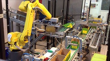 Flokontrol - Case Filling Automation with Robot / Robotlu Koli Dolum Otomasyonu