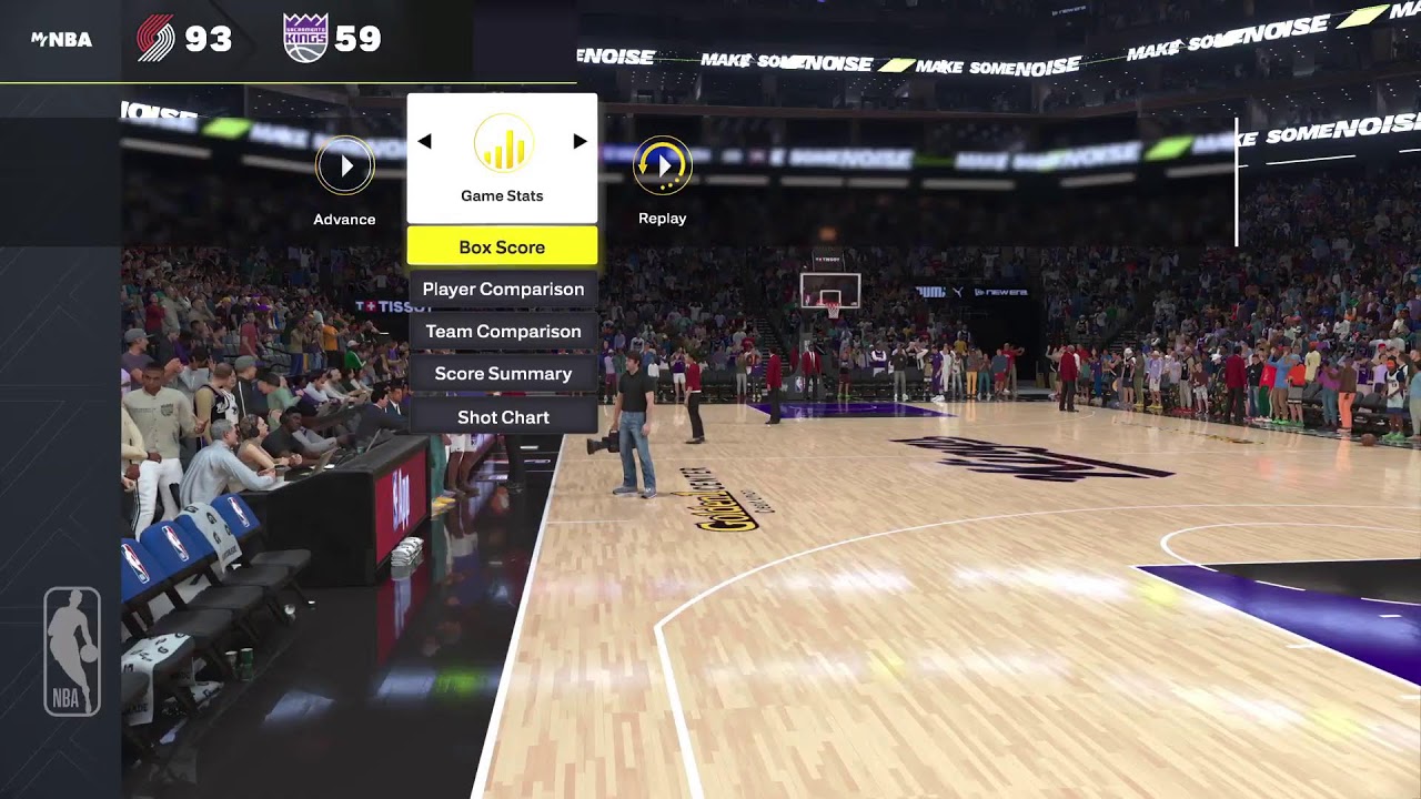 Digital sports universe: NBA 2k26 season Portland trailblazers v Sacramento Kings