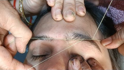 Eyebrow Threading Tutorial for beginners | threading tutorial step by step #trending #viralvideo 