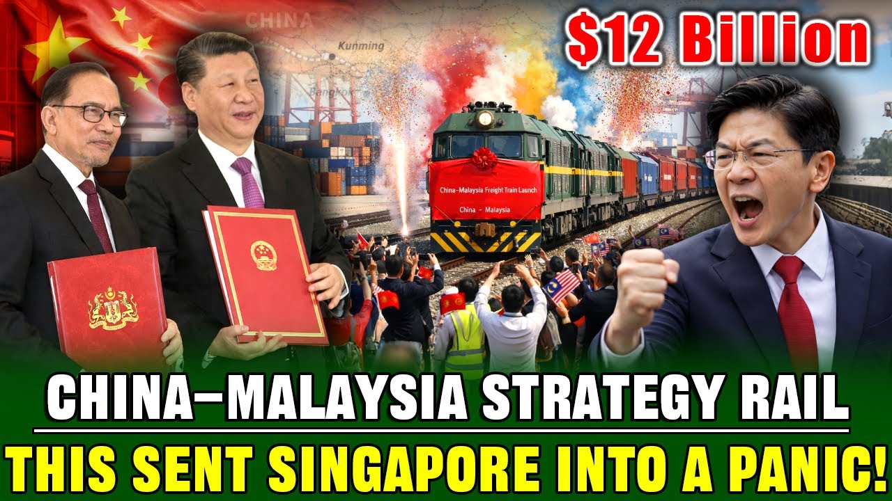 Malaysia Joins China’s Transnational Strategic Railway, Reshaping Southeast Asia’s Trade Landscape!