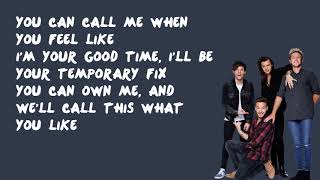 Temporary Fix - One Direction (Lyrics)