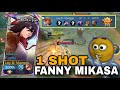 32 kills fanny mikasa super aggressive gameplay  mlbb